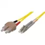 Tecline exertis Connect - Patch-Cable - SC Single-Modus (M) to LC Single-Modus (M) - 2 m - Fibre Optic - 9/125 micrometre - OS2 - Yellow (39989602)