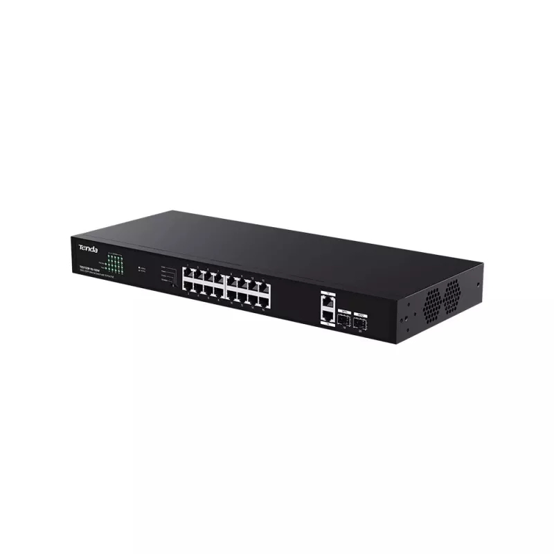 Switch TENDA TEG1120P-16-150W PoE+ Gigabit 16x 1Gb/s, 135W PoE budget
