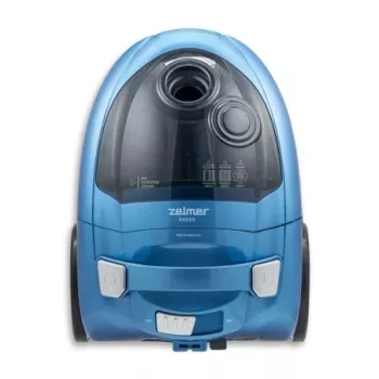Bagless Vacuum Cleaner ZELMER ZVC032P Blue 1200W, compact canister design