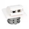Digitus FTTH fiber optic flush-mounted wall outlet DN-93201 SC/LC adapter 86x30x86mm