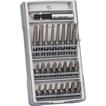 Screwdriver set 25 pieces T10, T15, T20, T25, T30, T40, PH2, PZ2 Length 25 mm, 49 mm