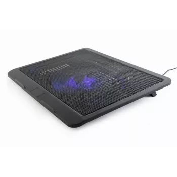 Laptop stand Gembird NBS-1F15-04 for laptops up to 15 inch, black, ABS, 330×250×25 mm