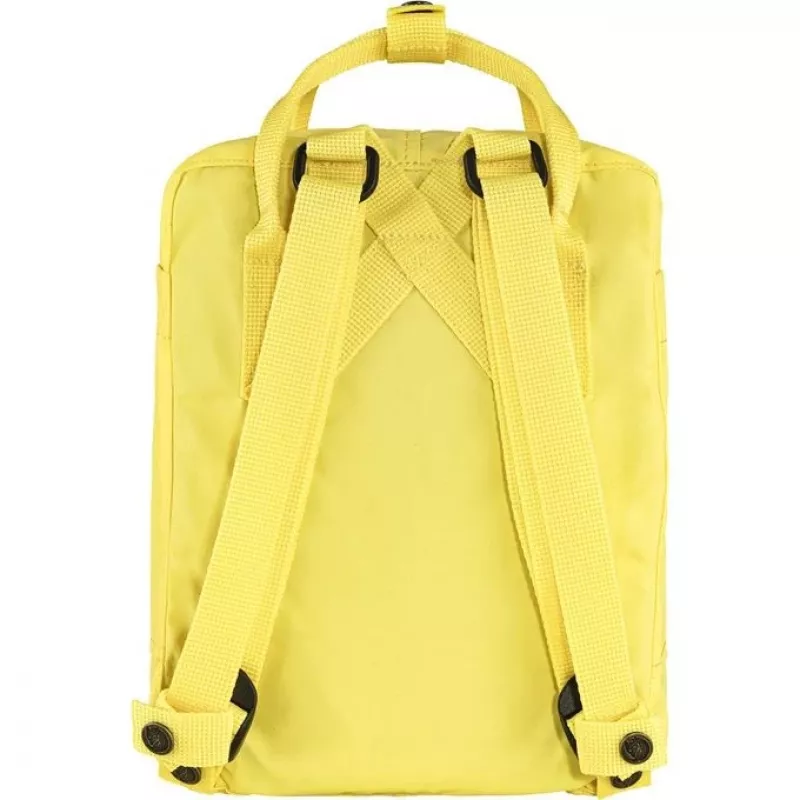 Casual backpack Fjällräven Kanken Mini Yellow Polypropylene Vinylon