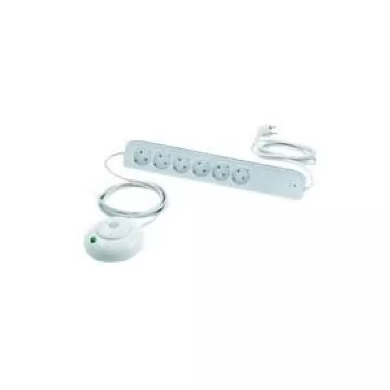 Power Extension REV 00251201 1.5m 6 AC Outlets Indoor White