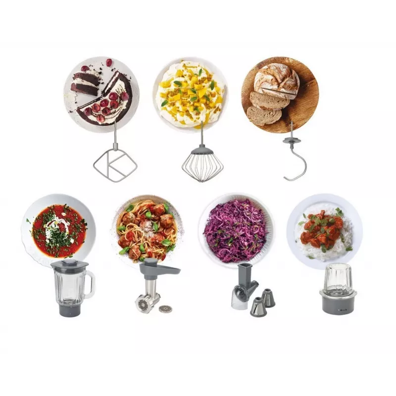 Kenwood Prospero+ food processor 1000 W 4.3 L Silver, Stainless steel Built-in scales