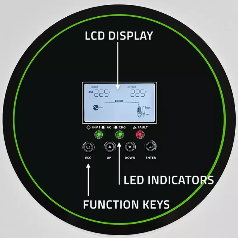 Hybrid solar inverter Off-Grid 6200W | 120A