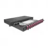 Fibre optic splice enclosure DeLOCK 67008 Black Metal 482x220x44mm