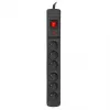 Power strip ARMAC M6 — 6 outlets, 1.5 m cable, black