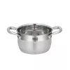 Round Stainless Steel Pot Resto Kitchenware Libra 1.9 L
