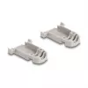 DELOCK D-Sub housing 9‑pin with rubber seals, plastic, black/grey, 41.6×31.6×19.8 mm