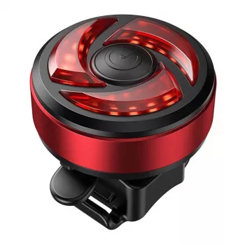 Rear bike light Superfire BTL02 USB, 330 mAh battery, USB rechargeable, rear safety lamp