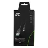 USB 2.0 cable Green Cell KABGC23, USB A to Micro-USB B, 0.3 m, black