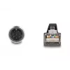 Network Cable DeLOCK M12 Cable A-coded 8 pin male to RJ45 male PUR (TPU) 1 m