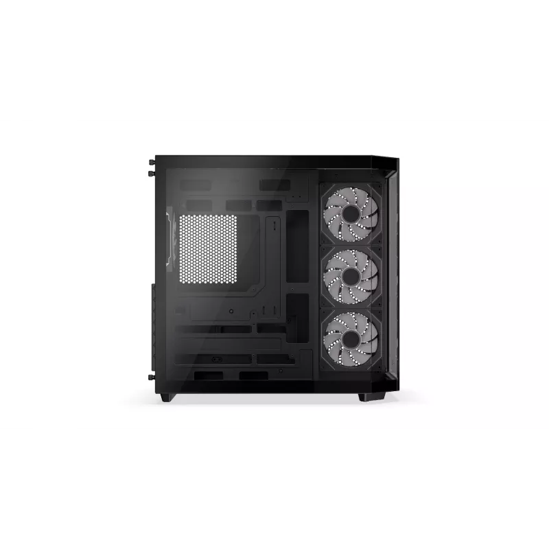 PC tower case KRUX Empero KRXD010, ATX, black — supports GPUs up to 420 mm, CPU coolers up to 155 mm, 2x 3.5 inch + 3x 2.5 inch bays