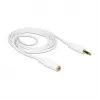 Audio Cable 3.5mm M-F DeLOCK 83767 2m White