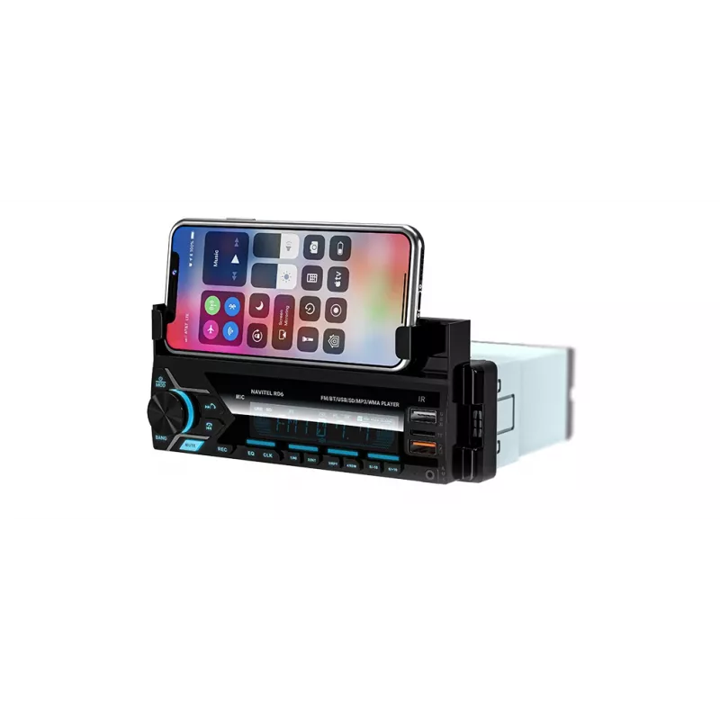 Car digital media receiver Navitel RD6 — 4x45 W audio player, digital and external source playback, single-DIN fit