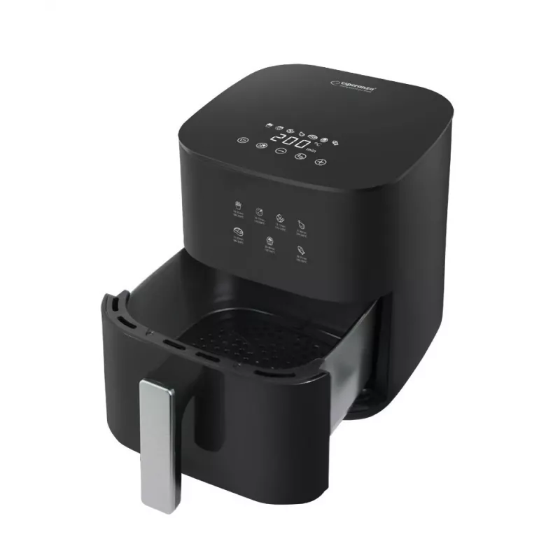 Hot-air fryer ESPERANZA EKA002 — countertop 3.5 L, 1350 W, touch control, 7 programs, removable tray
