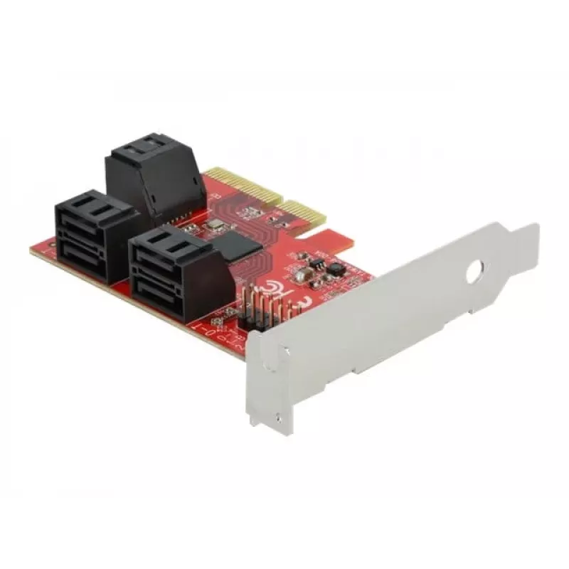 SATA PCI Express x4 Card DeLOCK 6 port Low Profile Form Factor