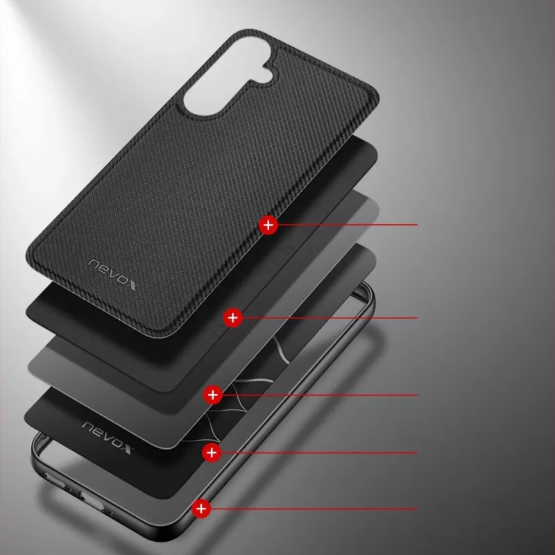StyleShell NYLO, Phone Case Black, Samsung Galaxy A35 5G