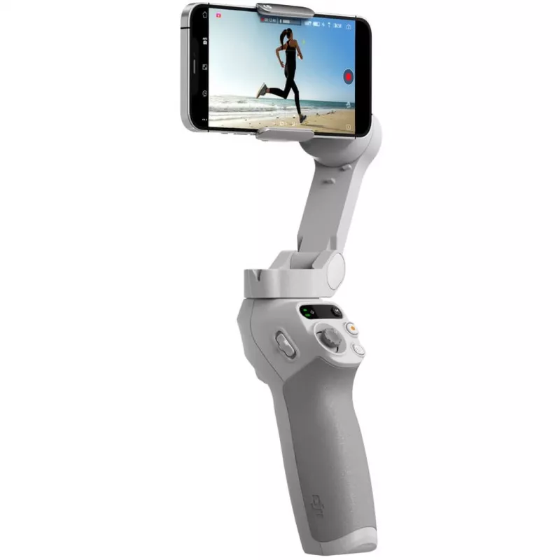 DJI OM SE Gimbal Grey Bluetooth Incl Mobile Holder Bag Max Load 290 G