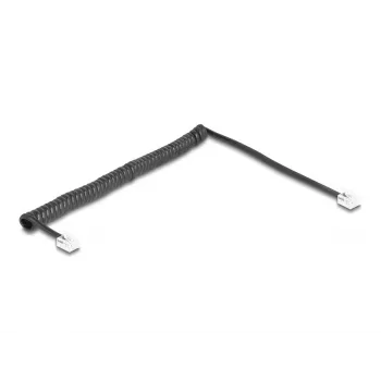 Telephone cable DeLOCK 90202 2 m Black