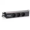 Equip 3-Outlet French Power Distribution Unit 10 inch 1U Plastic 250V 16A