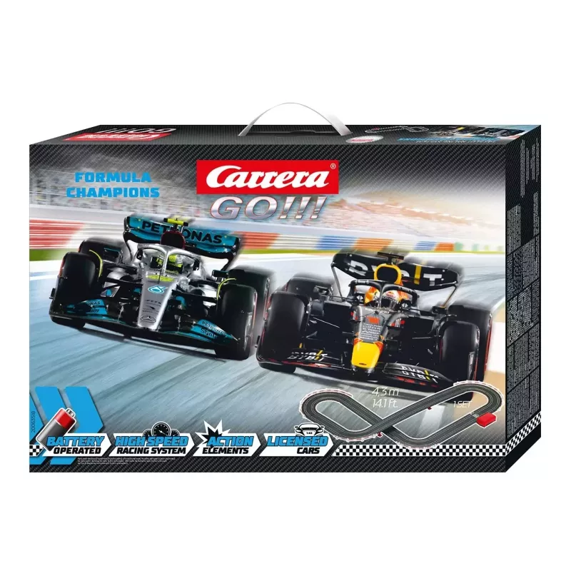 Slot car set Carrera Formula Champions track 4.3 m – Carrera model 20063518