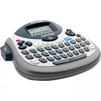 Label maker Dymo LetraTag LT-100T with QWERTZ keyboard, handheld thermal label printer