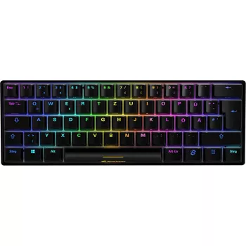 Sharkoon SKILLER SGK50 S4 Keyboard Gaming USB QWERTZ German Black