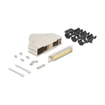 DeLOCK 67136 wire connector D-Sub 37-pin Silver Male
