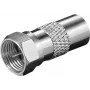 Goobay 67319 Wire Connector F M > Coaxial F Stainless Steel (67319)
