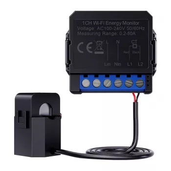 Energy meter Avatto ZWPM16-1 bi-directional 16A 230V DIN-mount