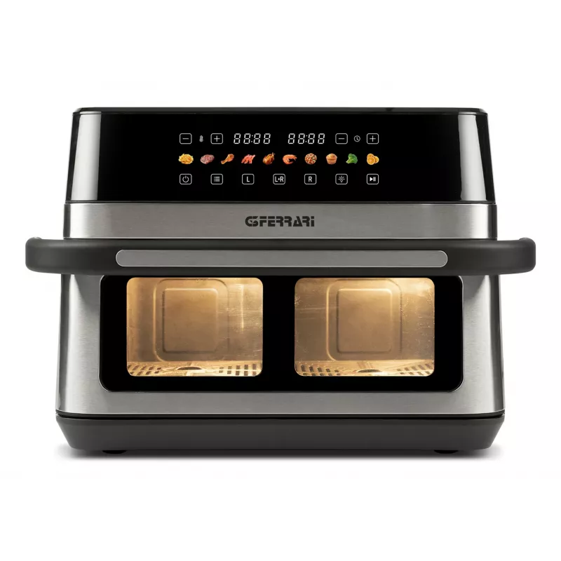 G3 Ferrari G10223 fryer Double 12 L Stand-alone 2200 W Hot air fryer Black, Stainless steel
