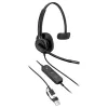 Wired Monaural USB Headset HP Poly Mission 415 — lightweight 99 g, single-ear design