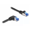 Network Cable DeLOCK RJ45 Cat.6A S/FTP 0.5m Black
