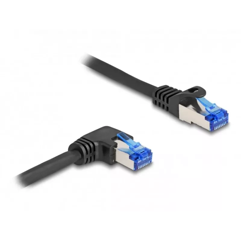 Network Cable DeLOCK RJ45 Cat.6A S/FTP 0.5m Black