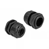 Cable Gland DeLOCK 60393 Black Plastic 2 pcs