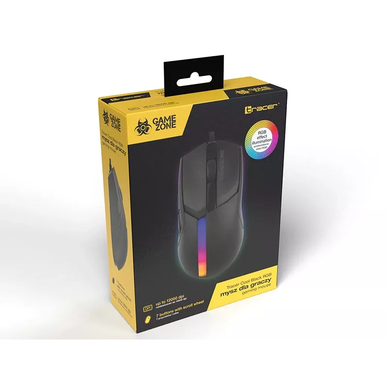Mouse Tracer 47416 Gamezone Cool Black RGB USB