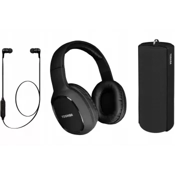 Headphones Toshiba Triple Pack HSP-3P19-II Black