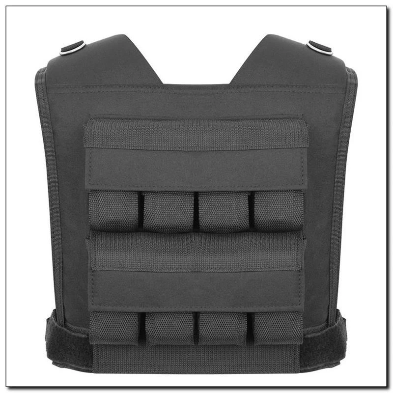 HMS Fitness KTO16 weighted vest Steel Black