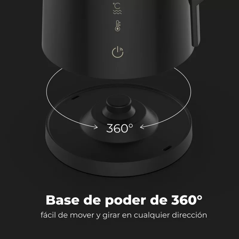 AENO EK7S electric kettle 1.7 L 2200 W Black