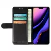 Phone wallet Krusell for Apple iPhone 12 Pro Max — black, folio case with card pocket