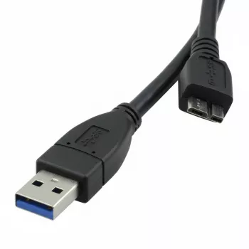 ROLINE - USB Cable - 9-pin USB Type A (M) - 10-pin Micro-USB Type B (M) - 3 m (USB 3.0) - Black (11.02.8877)