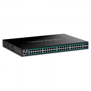 TRENDnet 52-Port Gigabit Web Smart 740W PoE+ Switch with 10G - Switch - 1 Gbps