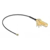 DeLOCK Antenna Cable SMA 90° PCB jack bulkhead coaxial cable 0.15 m I-PEX MHF1 Black Gold
