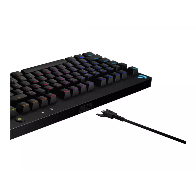 Logitech G PRO Gaming Keyboard - Keyboard - QWERTY - Spanish - Black (920-010593)