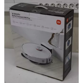 SALE OUT. Xiaomi Robot Vacuum S40 Pro EU | Xiaomi Robot Vacuum S40 Pro EU | Wet&Dry | 5200 mAh | Dust capacity 0.43 L | 15000 Pa | White | DAMAGED PACKAGING