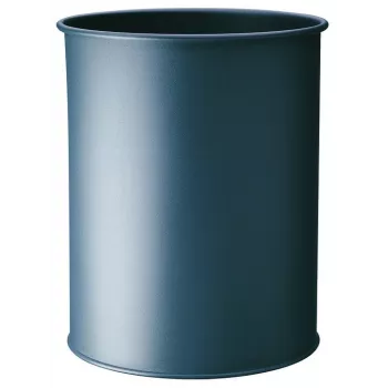 Trash Can Durable 330158 15 L Round Metal Anthracite