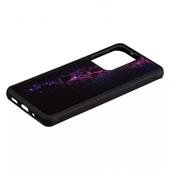 Protective case iKins for Samsung Galaxy S20 Ultra — black Milky Way finish