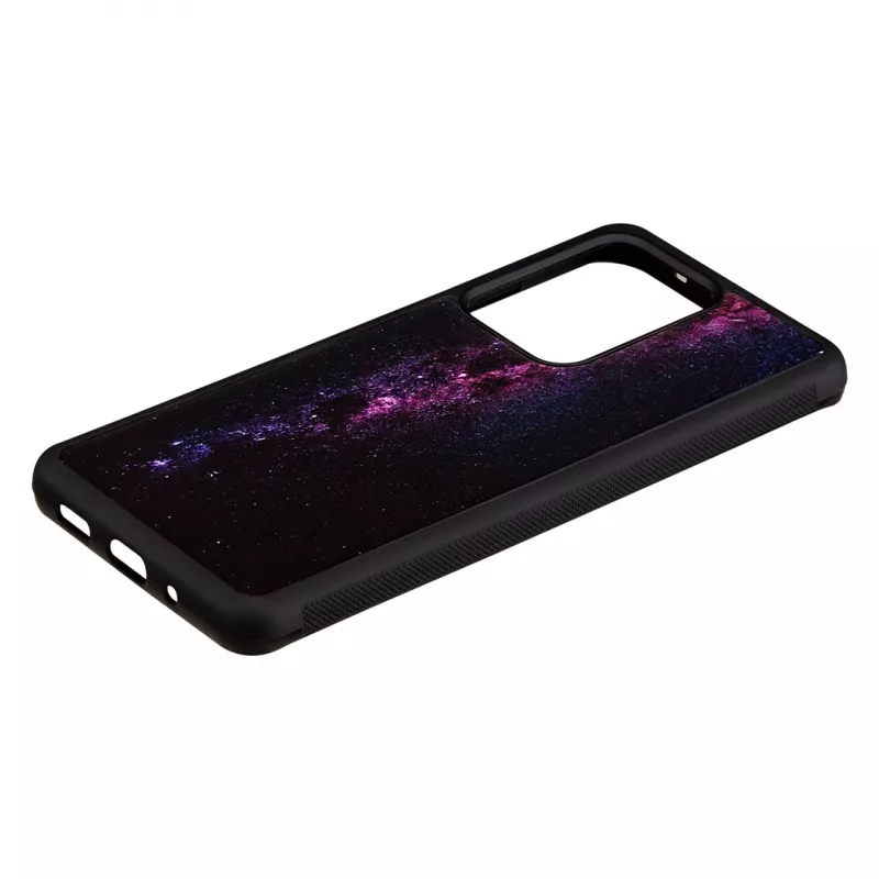 Protective case iKins for Samsung Galaxy S20 Ultra — black Milky Way finish